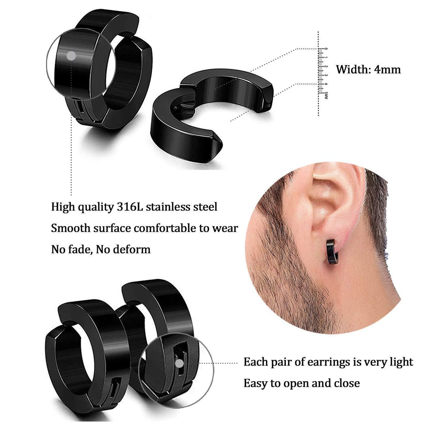 Cross Stud Earring